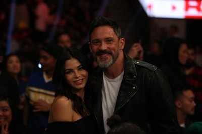 Jenna Dewan and Steve Kazee at WWE'S Monday Night Raw