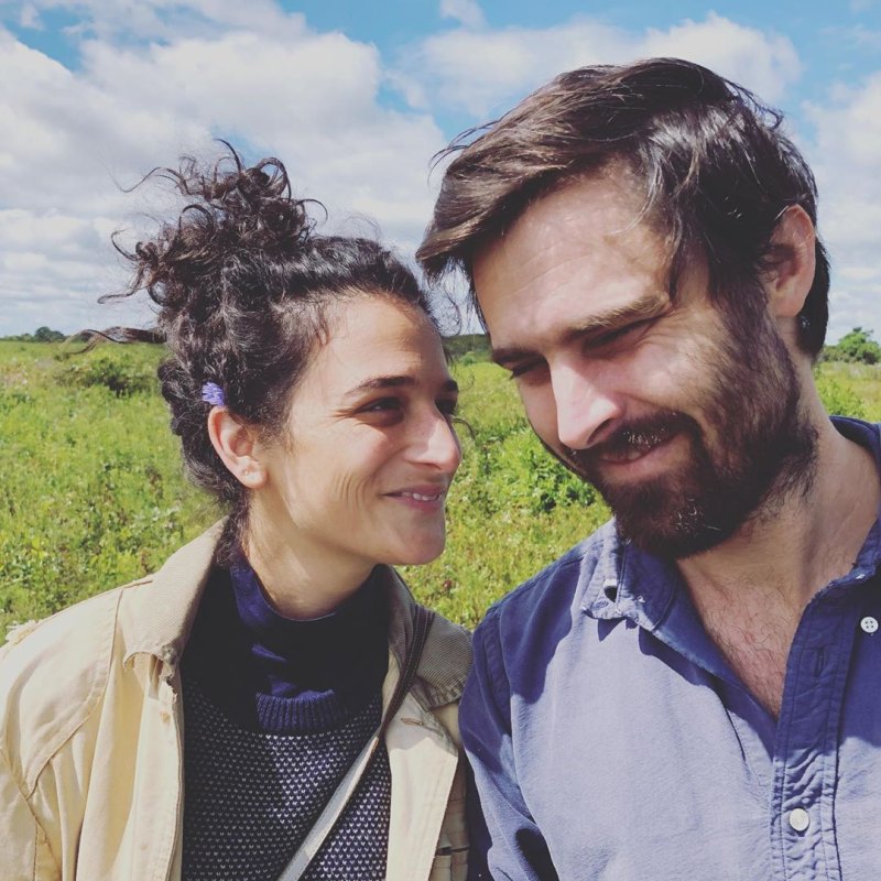 Jenny Slate Smiles at Fiancé Ben Shattuck