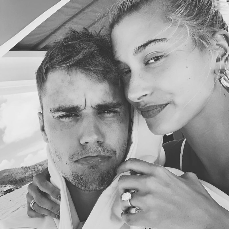 Justin Bieber and Hailey Baldwin Take Vacation Selfie in August 2019