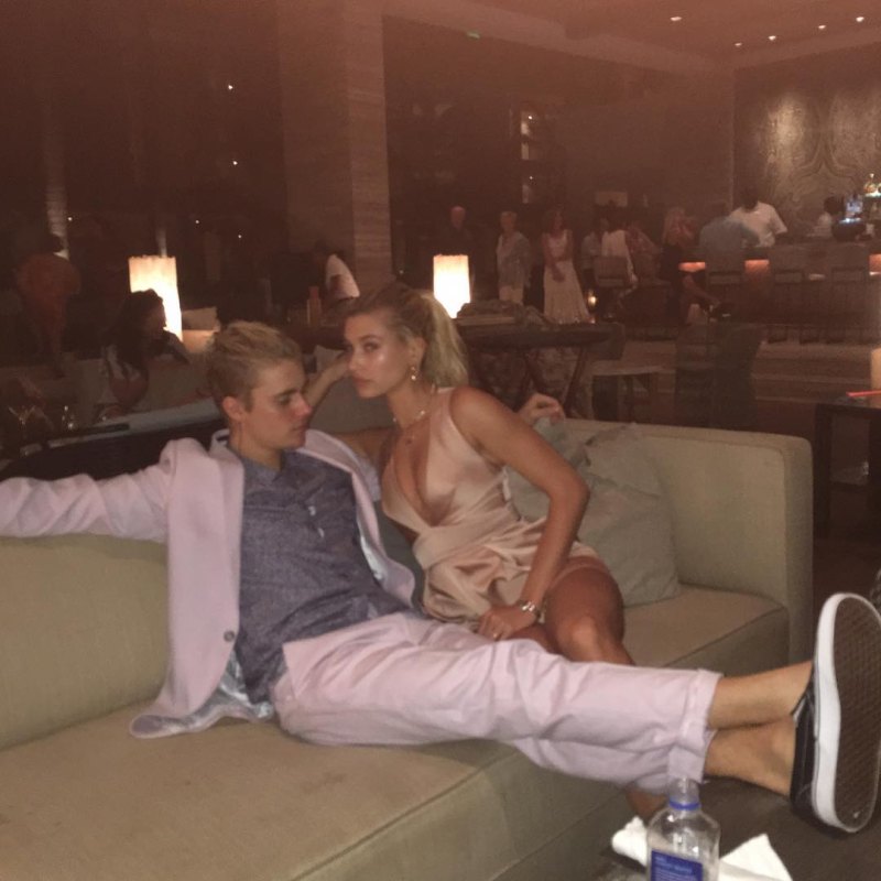 Justin Bieber and Hailey Baldwin in January 2016