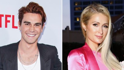 KJ Apa Paris Hilton Party Flirting