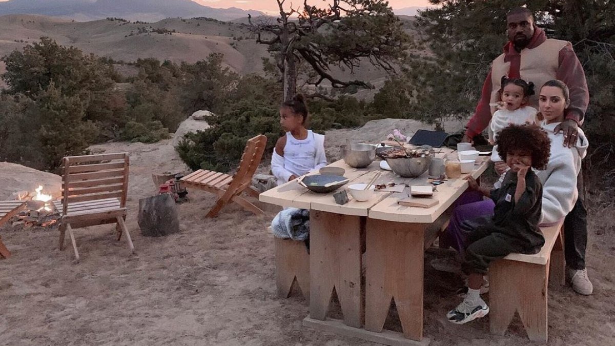 The Kardashian-West family in Wyoming