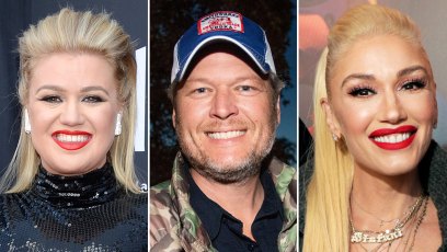 Kelly Clarkson Jokes Blake Shelton Gwen Stefani The Voice