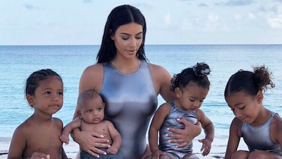 Kim Kardashian Four Children Zen