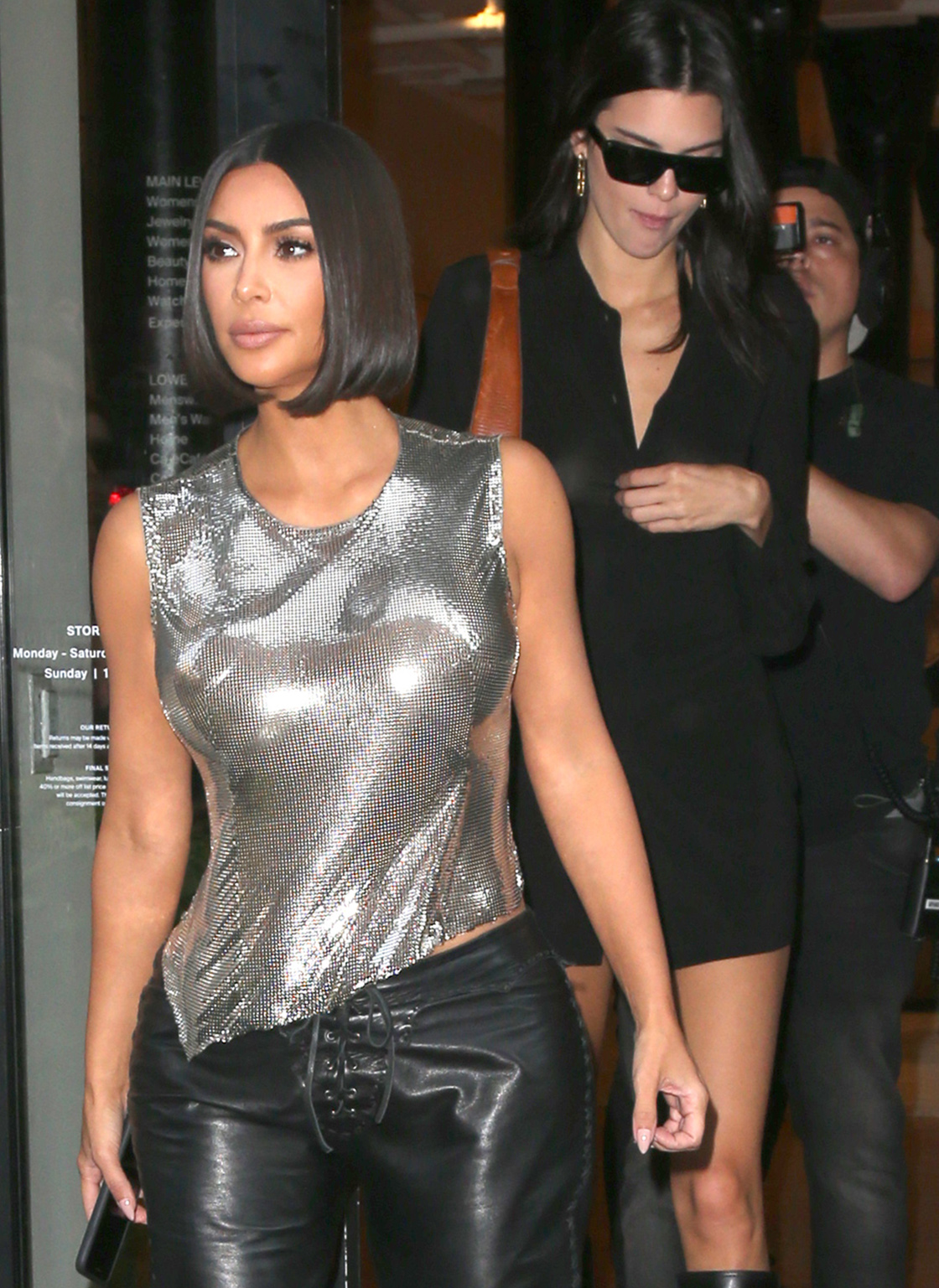 Kim Kardashian, sister Kendall Jenner, Jonathan Cheban and Lala Anthony out and about in New York City
