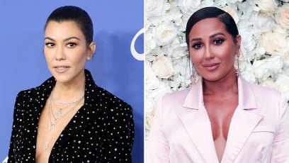 Kourtney Kardashian Rob Kardashian Ex Adrienne Bailon Sis