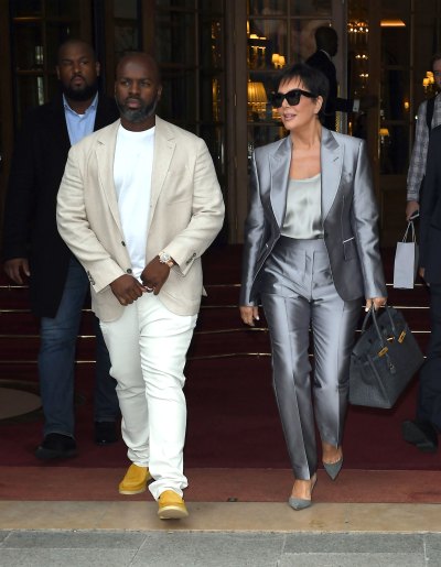 Kris Jenner and boyfriend, Corey Gamble, step out for Paris Fashion Week