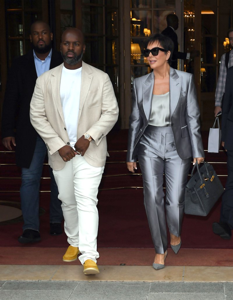 Kris Jenner and boyfriend, Corey Gamble, step out for Paris Fashion Week