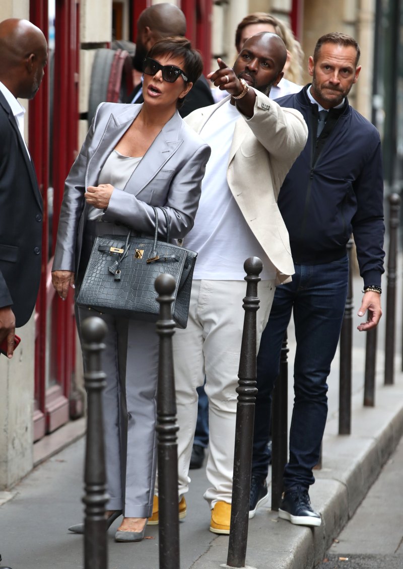 Kris Jenner and boyfriend, Corey Gamble, step out for Paris Fashion Week