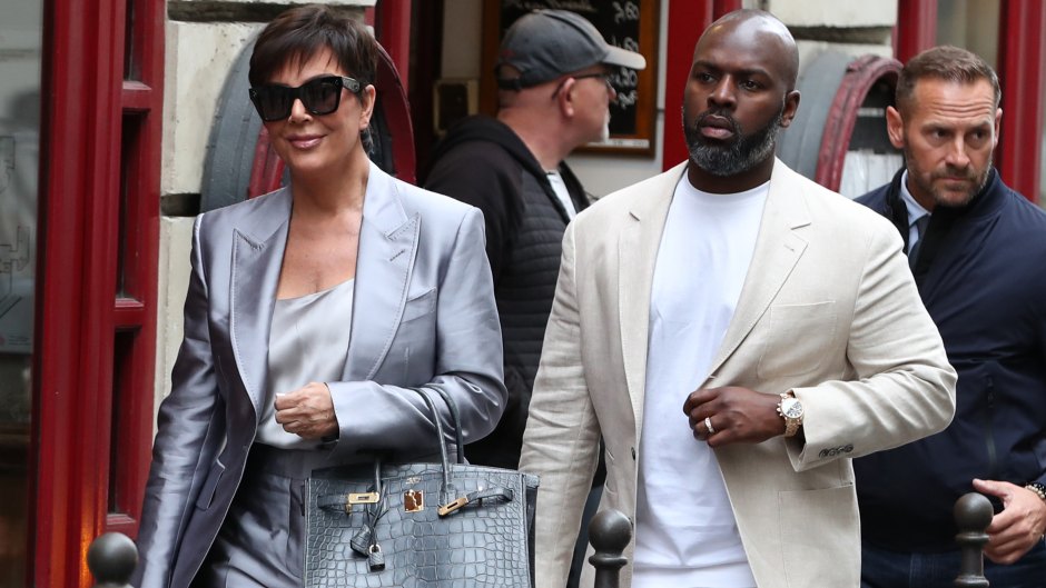 Kris Jenner and boyfriend, Corey Gamble, step out for Paris Fashion Week