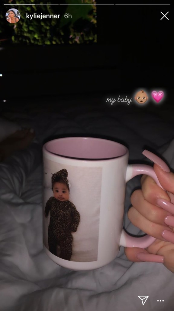 Kylie Jenner's Mug of Stormi Webster's Face