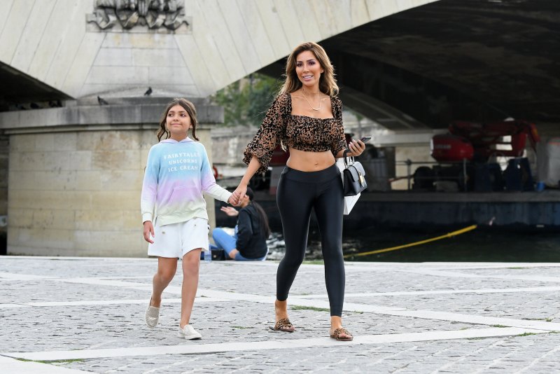 Farrah Abraham Walks With Sophia along the River Siene in Paris Before Bikini Photo Shoot