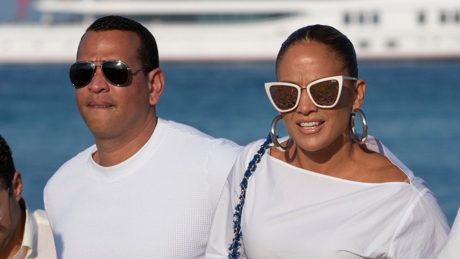 Jennifer Lopez and Alex Rodriguez Vacation in Saint Tropez France for Magic Johnsons 60th Birthday