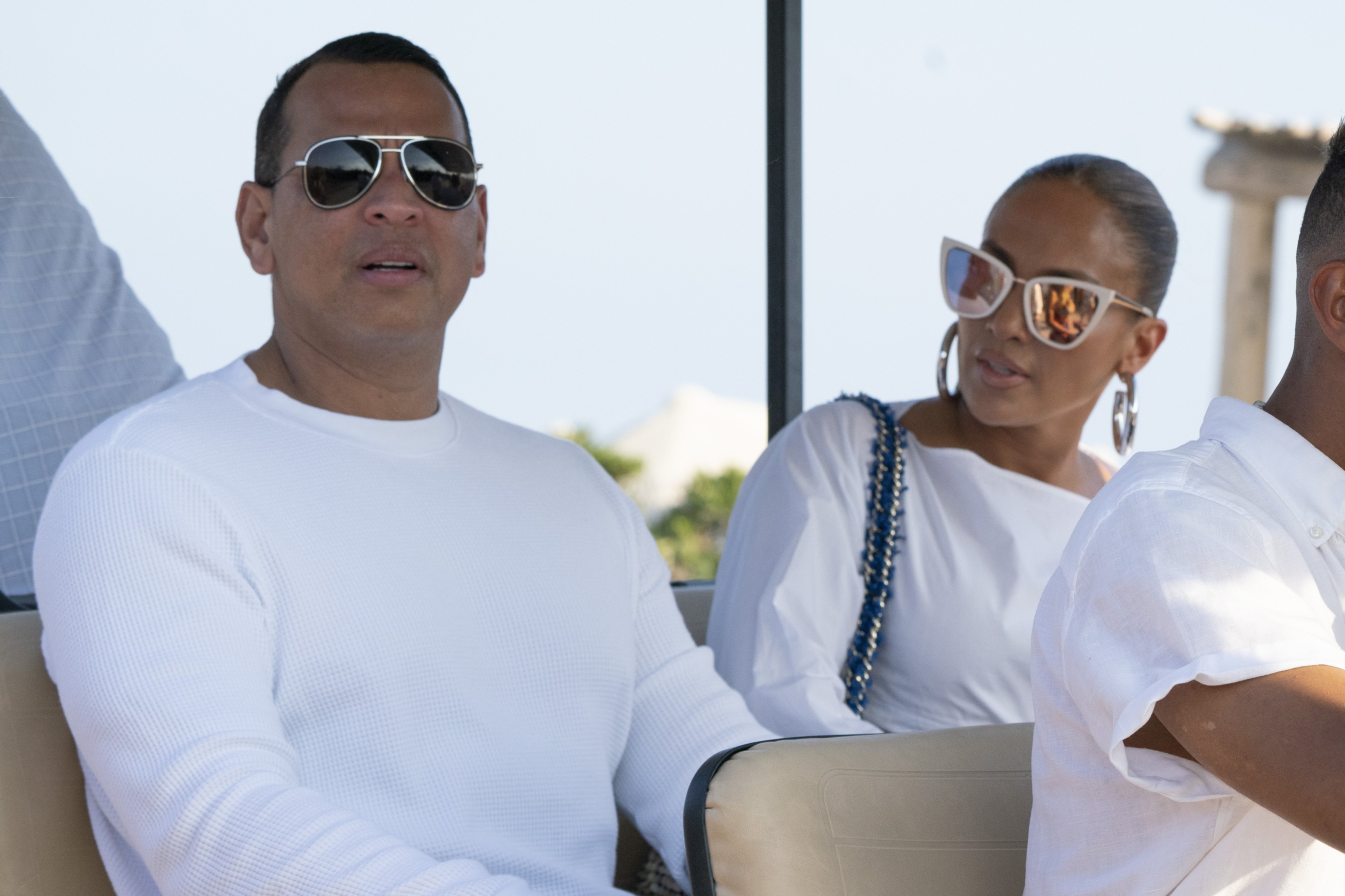 Jennifer Lopez and Alex Rodriguez Vacation in France