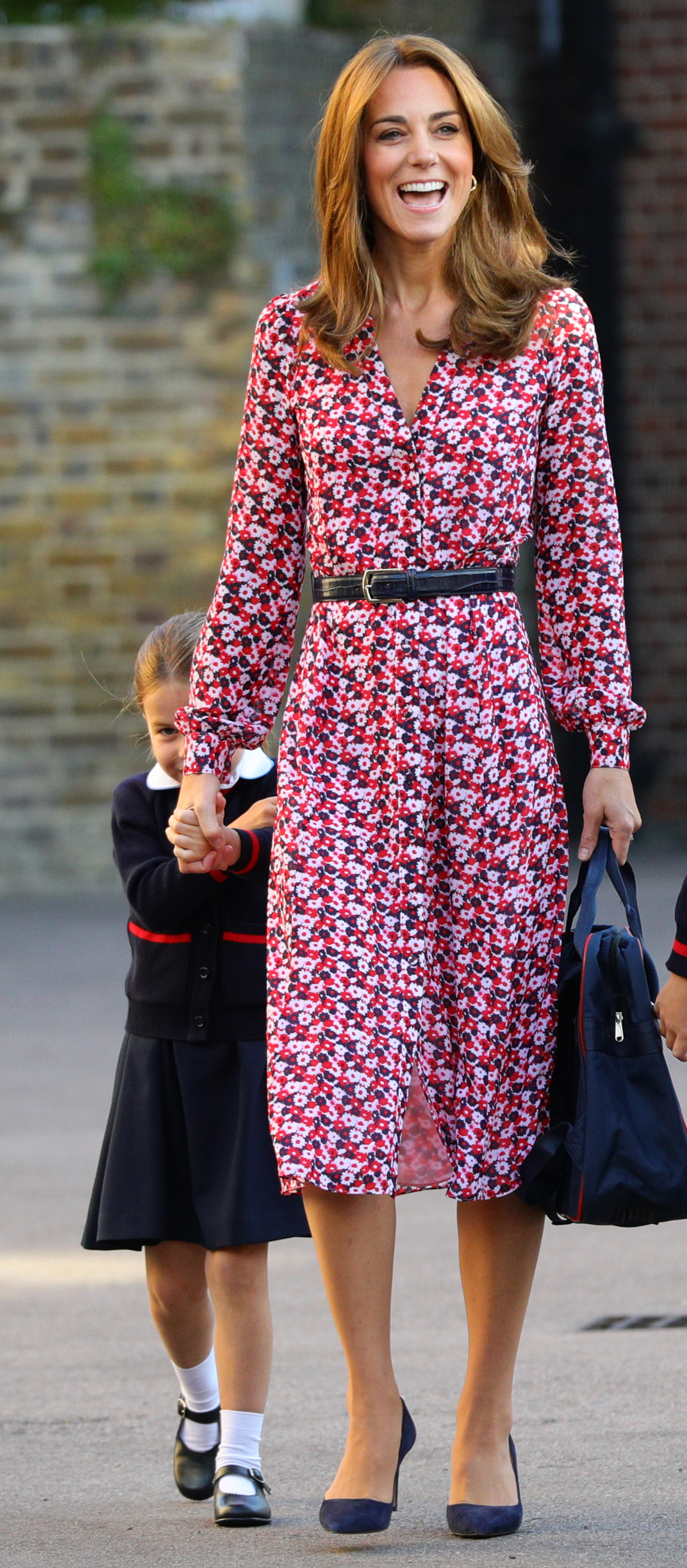 Kate Middleton Takes Charlotte to Her First Day of School