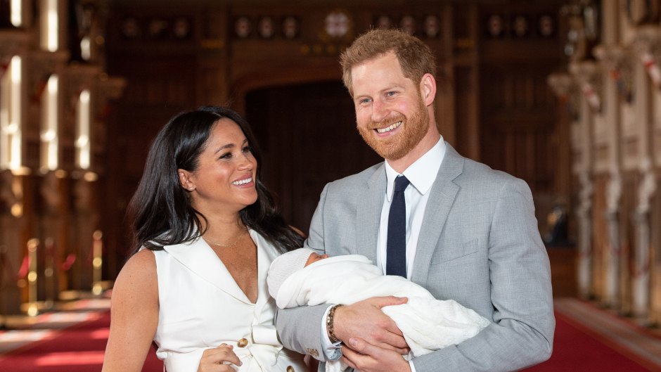 Meghan Markle and Prince Harry Holding Baby Archie