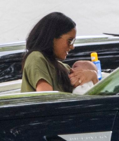 Meghan Markle Holding Her Baby Archie