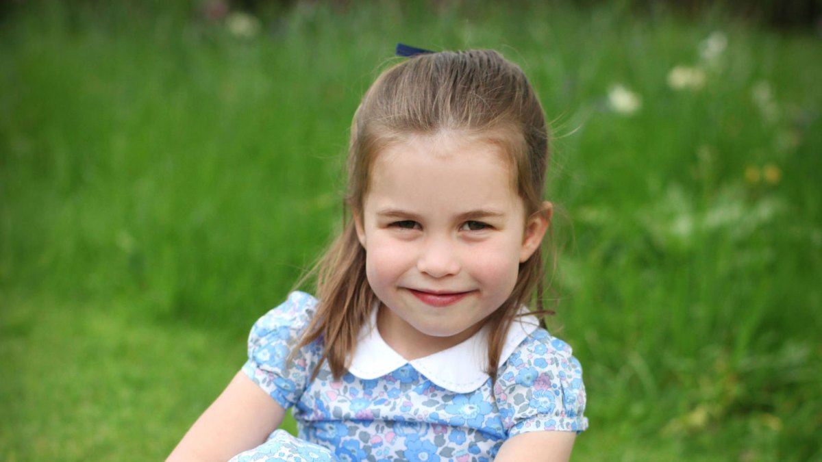Princess Charlotte Posing in the Grass