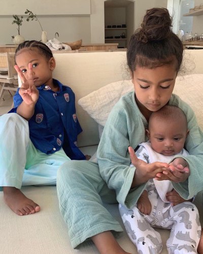 Saint West, North West, and Psalm West
