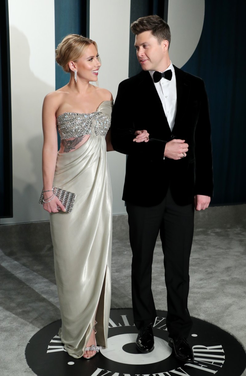 Scarlett Johansson and Colin Jost