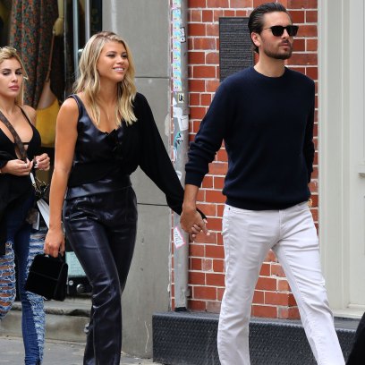 Scott Disick and Sofia Richie walking in NYC and holding hands