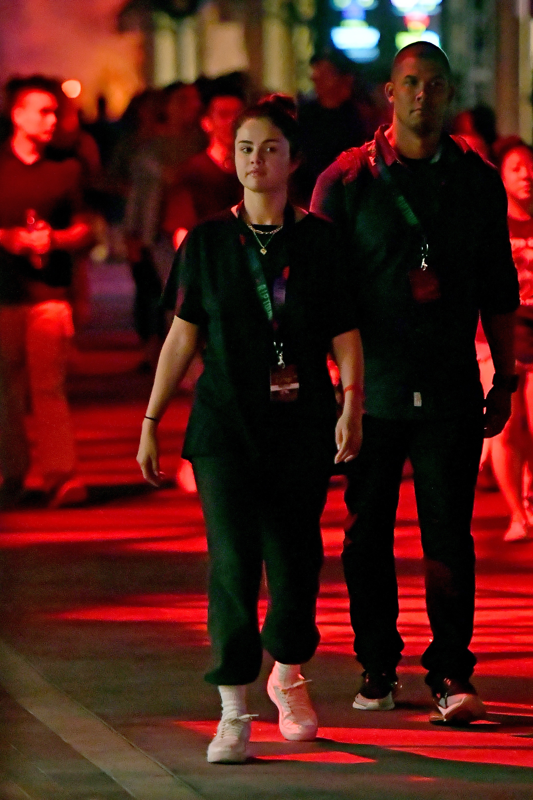 Selena Gomez skips the Emmys parties to hang out with scary monsters at Universal Hollyween Horror nights
