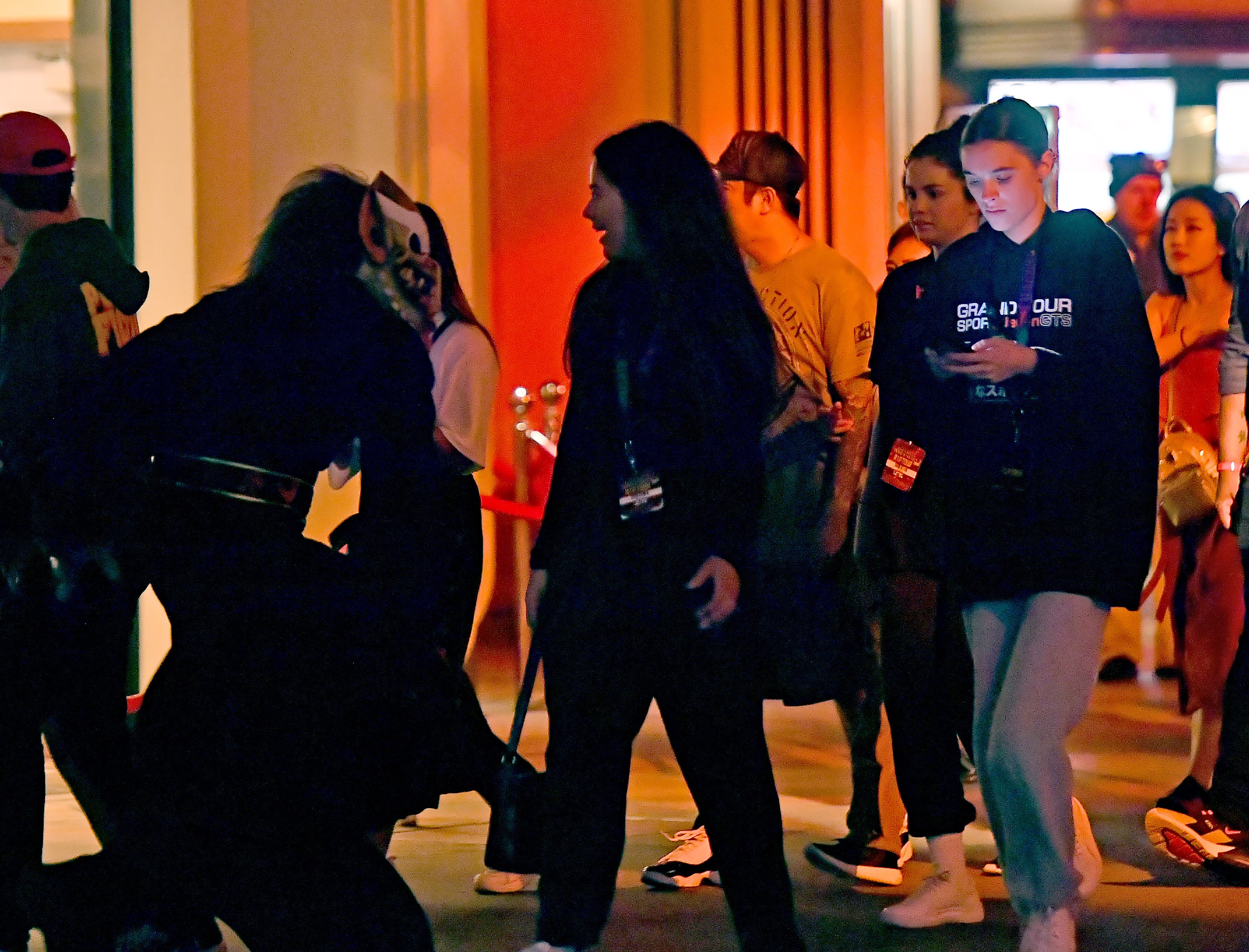 Selena Gomez skips the Emmys parties to hang out with scary monsters at Universal Hollyween Horror nights