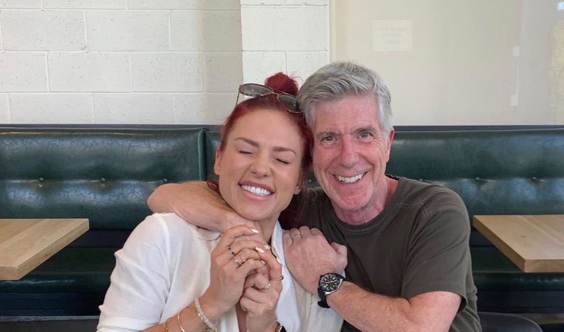 Sharna Burgess and Tom Bergeron at a Lunch Date