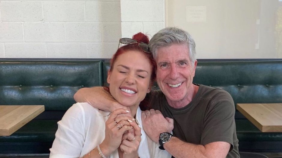 Sharna Burgess and Tom Bergeron at a Lunch Date