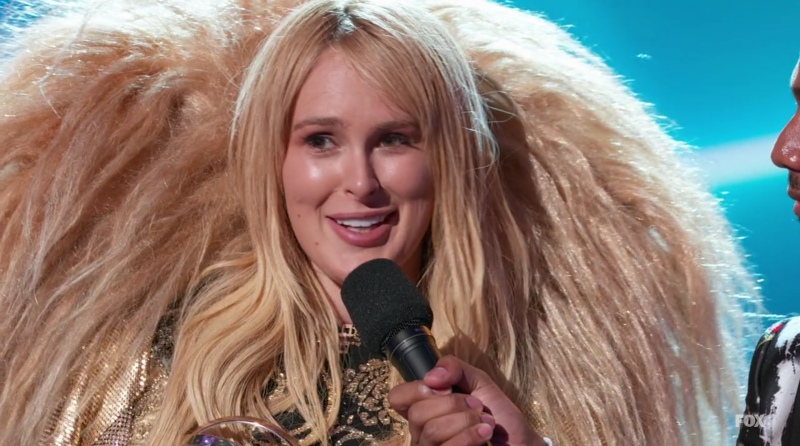 The Lion on The Masked Singer is Rumer Willis