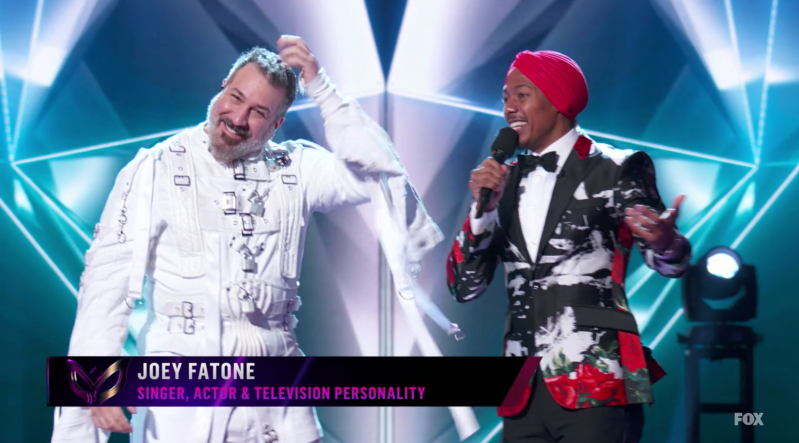 The Rabbit on The Masked Singer is Joey Fatone