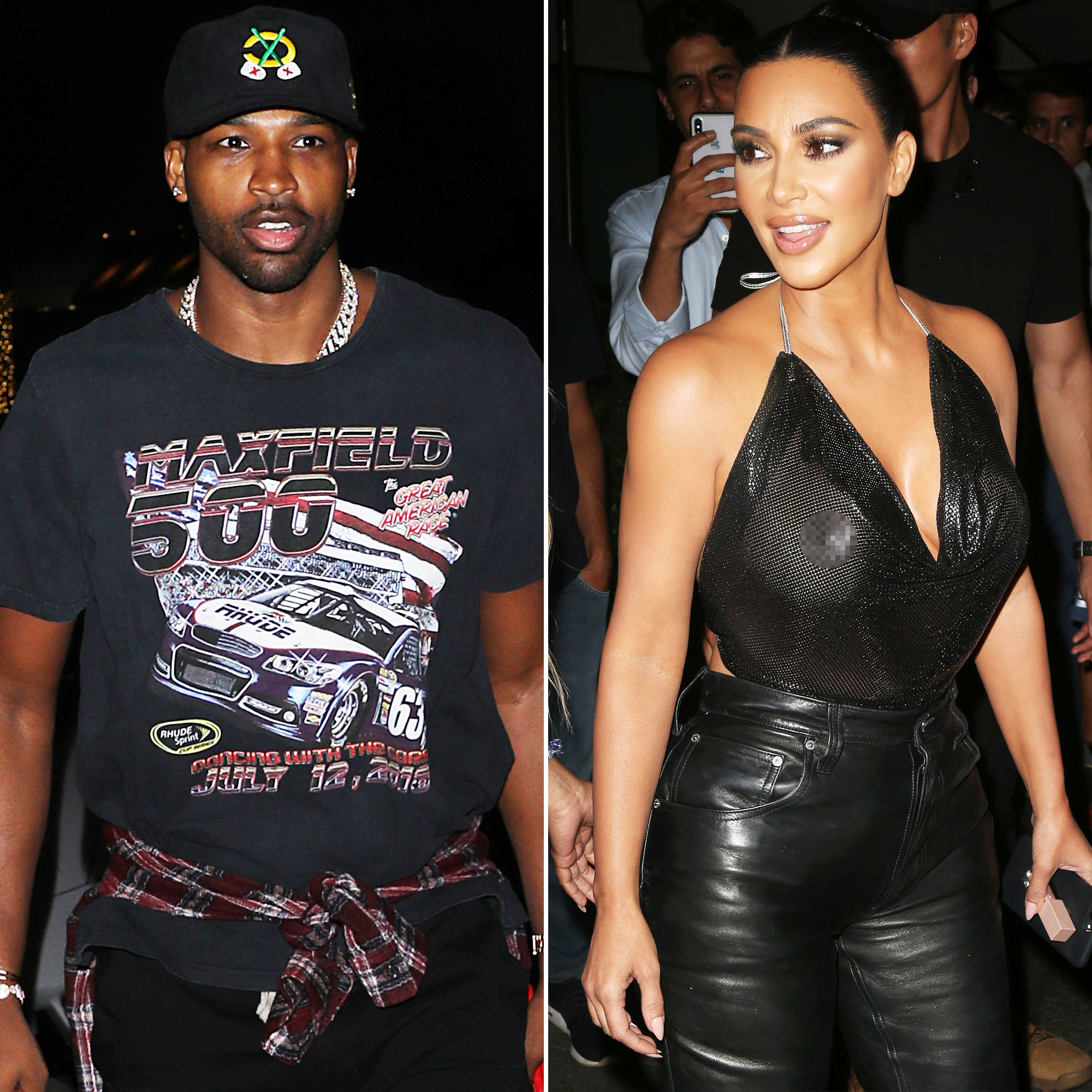 Tristan Thompson Dinner Kim Kardashian