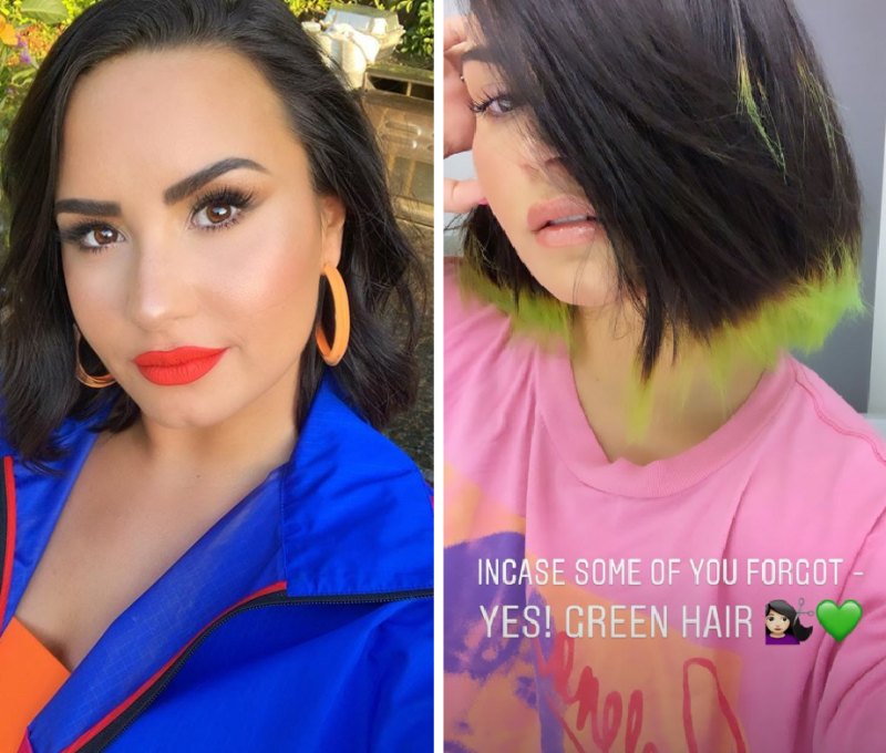 Demi Lovato Dyes Hair Yellow