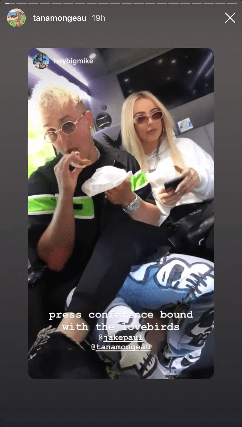 Jake Paul and Tana Mongeau