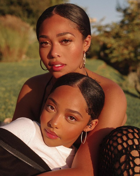 Jordyn Woods and Jodie Woods