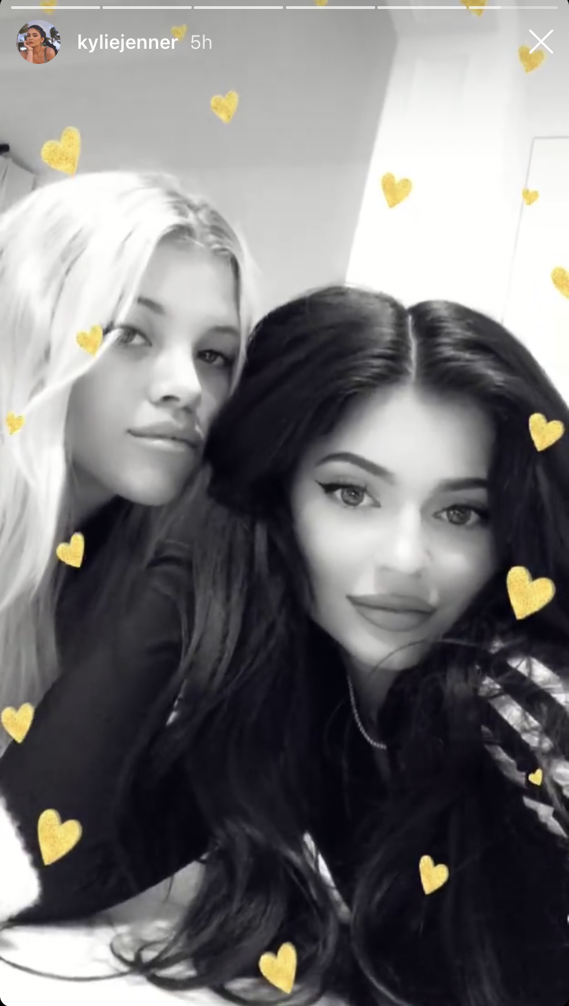 kylie-jenner-sofia-richie-girls-night-in