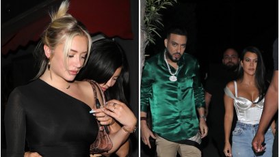 Anastasia Karanikolaou and Kylie Jenner, Kourtney Kardashian and French Montana