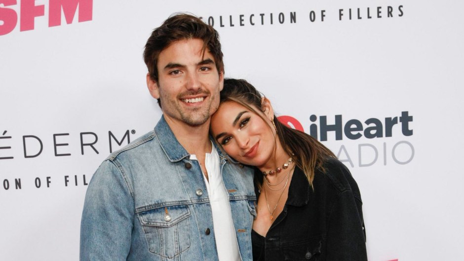 Jared Haibon and Ashley Iaconetti Wrap Their Arms Around Each Other at iheartradio event baby plans after wedding