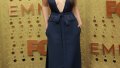 Emilia Clarke Valentino Blue Gown Red Carpet Photo at 71st Annual Primetime Emmy Awards, Arrivals, Microsoft Theatre, Los Angeles, USA - 22 Sep 2019