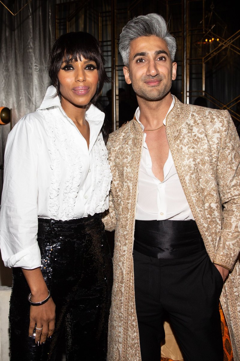 Kerry Washington and Tan France Netflix Emmys Afterparty
