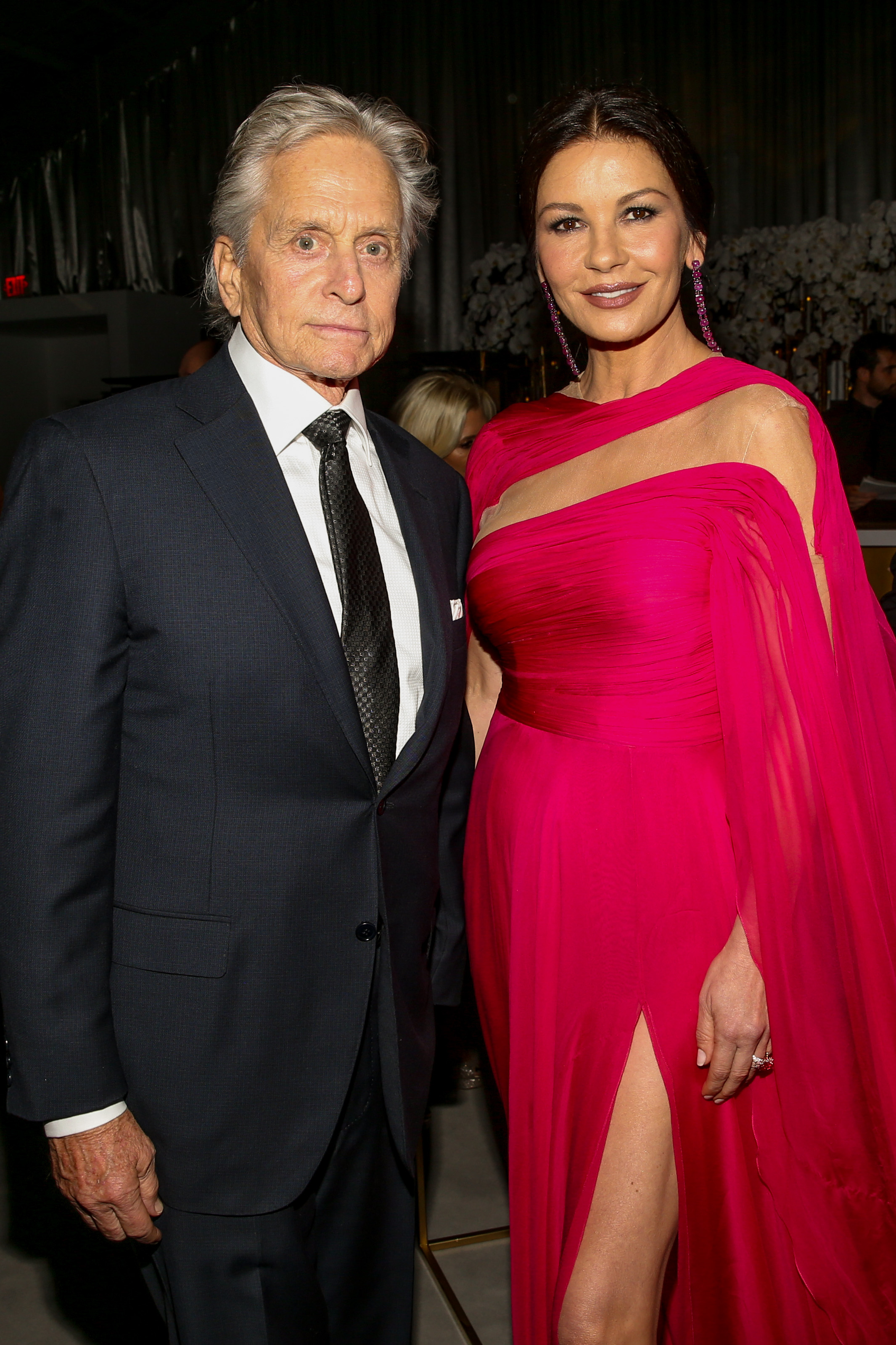 Michael Douglas and Catherine Zeta-Jones Netflix Emmys Afterparty