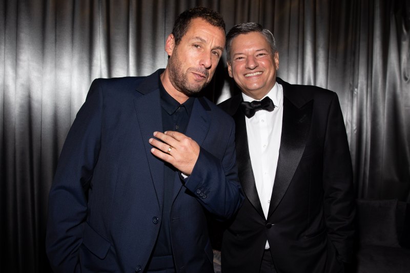 Adam Sandler and Ted Sarando Netflix Emmys Afterparty 2019