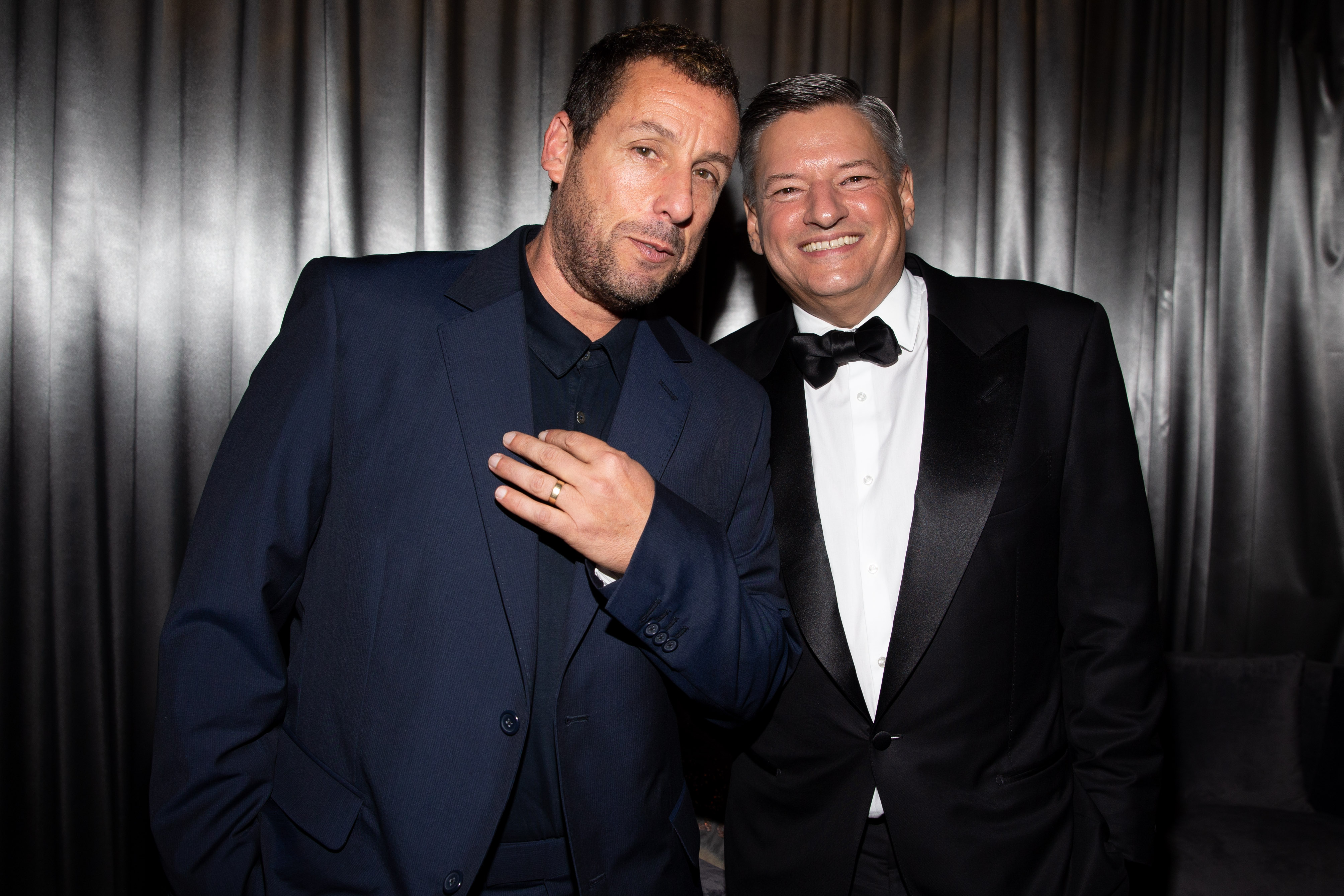 Adam Sandler and Ted Sarando Netflix Emmys Afterparty 2019