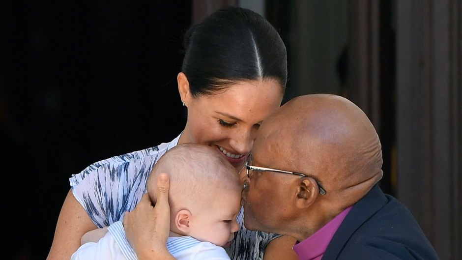 Prince Harry and Meghan Duchess of Sussex visit to Africa Archie Meets Archbishop Desmond Tutu