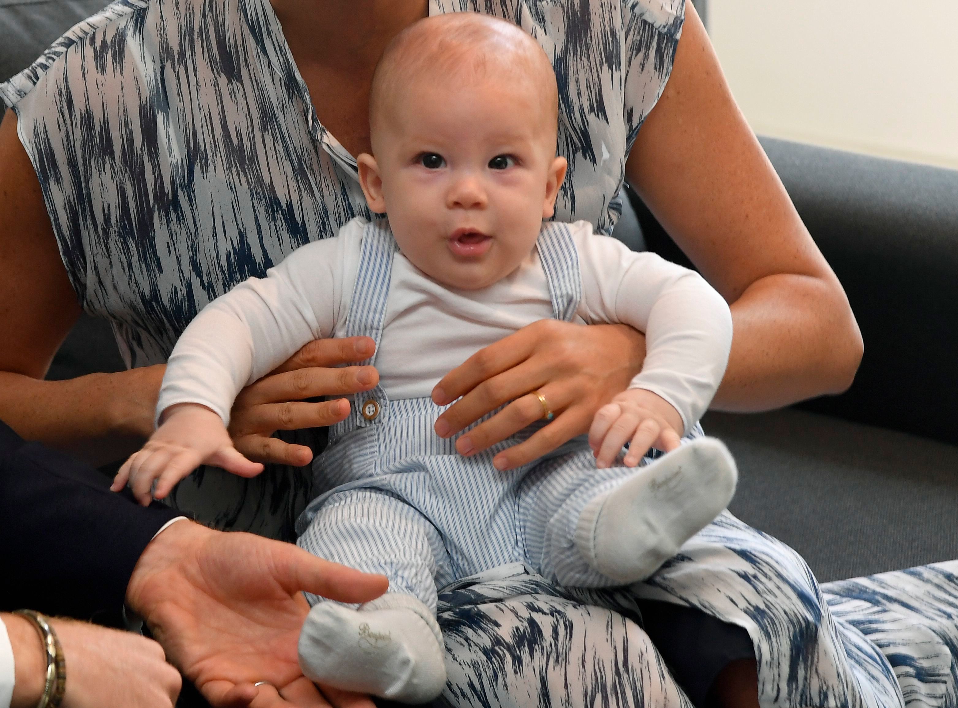 Baby Archie in Africa