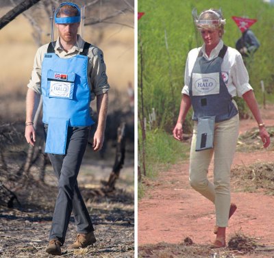 Prince Harry and Princess Diana The Halo Trust Charity Work Landmines