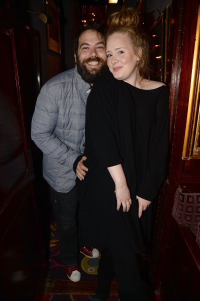 Simon Konecki and Adele Lady Gaga in concert at Annabel's, London, Britain