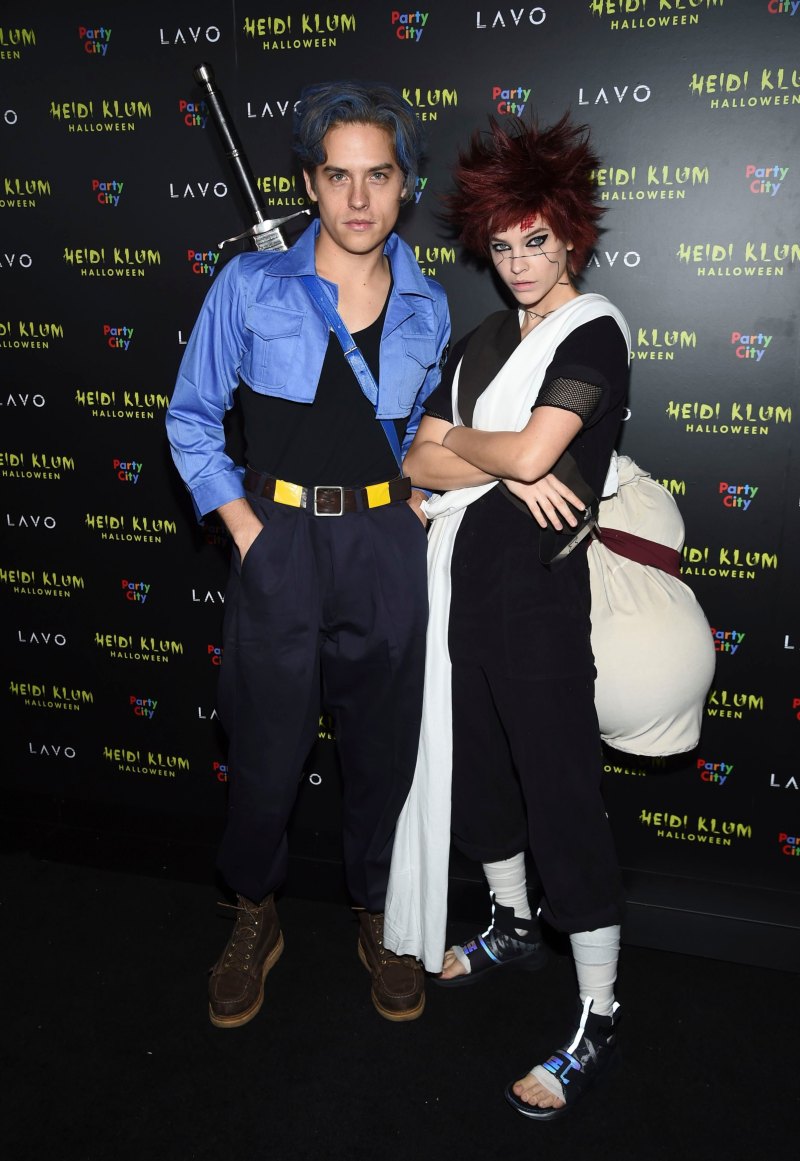 Celebrity Couples and Their Halloween Costumes, Dylan Sprouse and Barbara Palvin