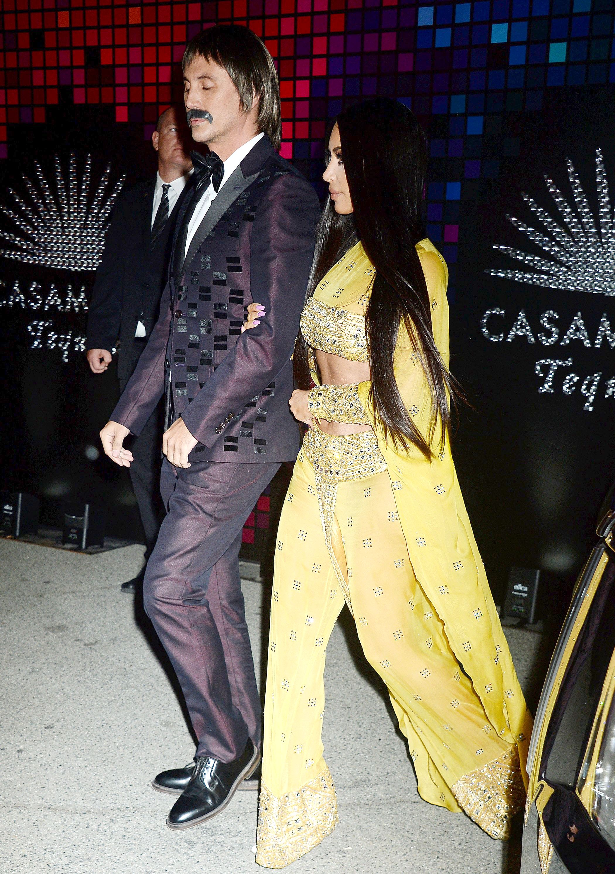 Celebrity Couples and Their Halloween Costumes, Kim Kardashian and Jonathan Cheban