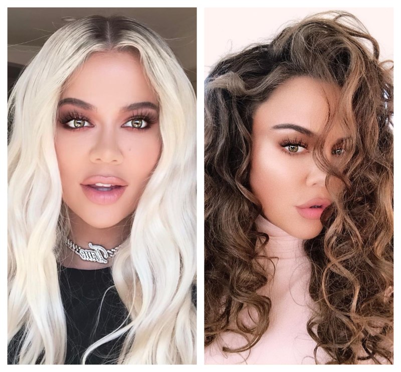 Celebrity Hair Transformations 2019, Khloé Kardashian